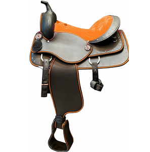 Selle de course pour chevaux en cuir de qualité supérieure, confortable, pour la course et les promenades à cheval, fabrication de selles pour chevaux - Product Image 2