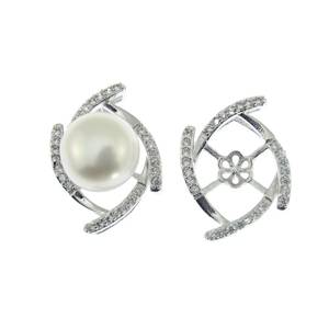Bases para Colgantes Plateadas, Bases para Colgantes de Plata para Cuentas Redondas, Dijes al por Mayor, Joyería DIY - Product Image 4