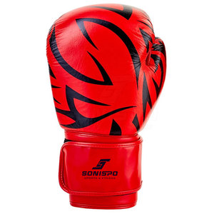 Nouveaux gants de boxe en cuir PU de haute qualité avec évacuation de l'humidité et logo personnalisé pour l'entraînement de combat Muay Thai - Product Image 2