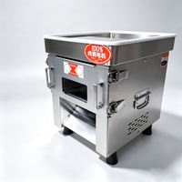 Trancheuse à viande professionnelle robuste - Moteur en cuivre pur, coupe-viande électrique 200 kg/h, design de comptoir 342*432*435 mm