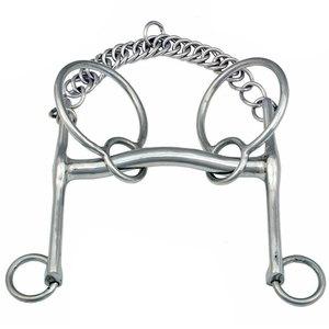 2026 Servicio OEM ODM de Calidad Premium, con Logotipo Personalizado, Precio Mayorista, Bocados para Caballos de Acero Inoxidable Ligeros, Soporte Lateral Estable que Previene - Product Image 1