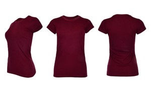 Camiseta elegante de algodón 100% para mujer, transpirable de secado rápido, manga larga, estampado personalizable, estilo informal, tejido ecológico - Product Image 4