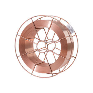 Alambre de soldadura de cobre MIG AWS de suministro de fábrica, carrete de plástico de 15kg rentable, tamaños de 1,6mm-1,2mm, aleación de acero certificada NK, ER70s-6 - Product Image 4