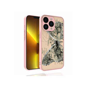 Funda de Silicona Brillante con Diseño de la Serie SAFA Nora de Netzy para iPhone 13 Pro con Protección para la Cámara - Product Image 1