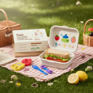 Tixor Lunchbox Personalizzato per Sandwich con Accessori - Product Image 3