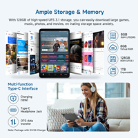 Alldocube IPlay60 Mini Turbo 2025 Venta caliente 8,4 pulgadas 60Hz 5MP 13MP Cámara Android 14 OS WiFi Widevine L1 Kids Smart Tablet PC