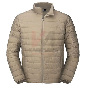 Veste bouffante légère et chaude pour hommes, coupe-vent en nylon respirant, hydrofuge, coupe-vent, ourlet élastique, en vrac OEM - Product Image 1