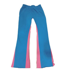 Pantalones de chándal de algodón pesado de alta calidad para hombres Pantalones de chándal personalizados Flare Mid Hip Hop Stack Jogger Pantalones acampanados Servicio OEM - Product Image 6