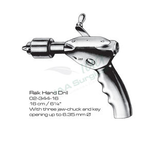 Taladro Manual Ralfs Bone con Mandril Jacobs de 1/4 y Llave - Taladro Manual Ortopédico de 16 cm - Product Image 5