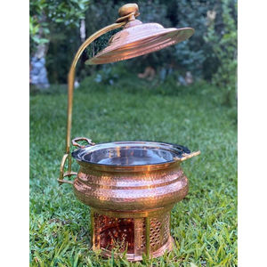 Plato de comida de diseño elegante para servir comida, olla calentada, calentador de Buffet, plato de metal para frotar para proveedores mayoristas - Product Image 2