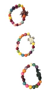 Handmade Fashion Tagua <b>Bracelet</b> Eco-Friendly Artisan Jewelry with Vegetable Ivory <b>Beads</b> and Carved Animal <b>Charms</b> - Product Image 2