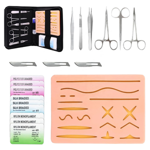 Instruments chirurgicaux/Instruments médicaux Ciseaux manuels en acier inoxydable Kit de pratique de chirurgie mineure Kit de suture de suture - Product Image 6