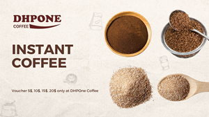 กาแฟสำเร็จรูปเวียดนามแบบสเปรย์ดราย 1-in-1 โรบัสต้า อาราบิก้า เบลนด์ รสชาติกลมกล่อม ยี่ห้อ DHPONE เกรดพรีเมียม อายุการเก็บรักษา 24 เดือน - Product Image 4