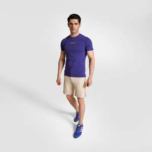 Blue Challenger Tee for Gym Workout Fitness Apparel - Product Image 3