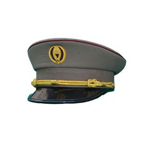Venta al por mayor 2024 OEM uniforme de Oficial gorras con visera al por mayor Gorra de oficial y sombrero con parche de insignia con color y tamaño personalizados - Product Image 5