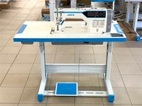 Machine à coudre industrielle à point noué à aiguille simple informatisée JACK A8 avec alimentation numérique