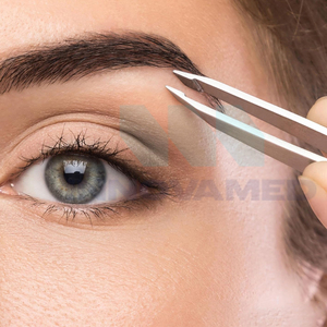 Utilisation de la plus haute qualité dans les salons de beauté personnelle multifonctionnelle pour chaque type de cheveux Pince à épiler inclinée en acier inoxydable - Product Image 6