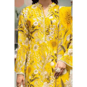 ชุดมัสลินพิมพ์ลาย 3 ชิ้น ไซส์พลัส แบบไม่เย็บตะเข็บ รุ่น SD-52109 ดีไซน์เรียบหรูสำหรับงานกลางวัน  รับสกรีนโลโก้ ซิปดิจิตอล ไซส์ XS - Product Image 1