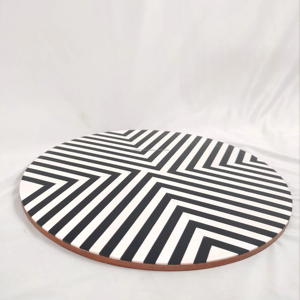 High Quality Modern Handmade Wood Round Custom Size Durable Eco-Friendly Serving Coasters Mother Pearl Inlay Crafting Crafts - Product Image 1