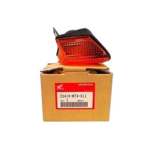 Luz Intermitente Delantera Derecha Ámbar de 12V con Lente Transparente para Honda XLV 650 Transalp 33410-MT4-611, Luz Trasera para Motocicleta con Certificación DOT - Product Image 1