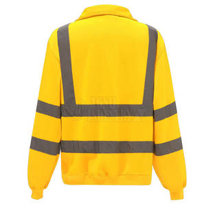 เสื้อแจ็คเก็ตทำงานกันลม แห้งเร็ว ระบายอากาศได้ดี ผลิตจากโพลีเอสเตอร์ 100% พร้อมฮู้ดและโลโก้ด้านหน้า ขายดี ผลิตในปากีสถาน - Product Image 2