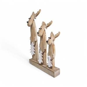 Décoration de Noël en bois faite à la main de meilleure qualité en gros pour le cadeau, décoration à la maison pour Noël - Product Image 4