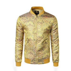 Chaqueta universitaria de seda satinada personalizada de alta calidad Buen diseño Sublimación digital impresa para el invierno - Product Image 1