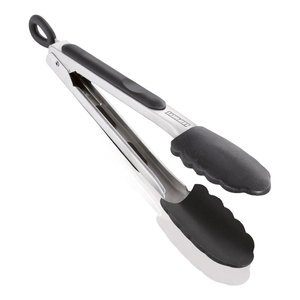 Pinzas para Barbacoa PROLINE de 23 cm, Acero Inoxidable, Negro Cromado 03041, Utensilios Largos para Asar y Limpiar, Accesorios Esenciales para Barbacoa - Product Image 2