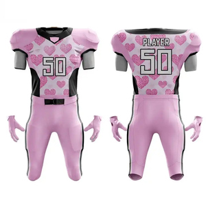 Conjunto de Uniforme de Fútbol Americano Ligero, Jersey y Pantalones con Logotipo Personalizado, Ropa de Equipo OEM - Product Image 1