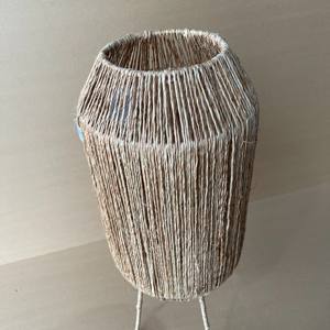 โคมไฟหวายสำหรับตกแต่งทำด้วยมือเป็นมิตรต่อสิ่งแวดล้อมทำจาก100% สีเขียวมัลติฟังก์ชั่นสองชั้นผลิตในเวียดนามขายส่ง - Product Image 2