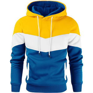 High Quality Custom Logo Plus Size Men's Hoodies Sweatshirts 100% <b>Combed</b> Cotton French Terry Full Zipper Mens Hoodie - Product Image 5