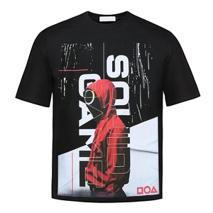 T-shirts personnalisés en gros, 100% coton/polyester, coupe ample, unis, décontractés, écologiques, respirants, OEM, marque privée - Product Image 1