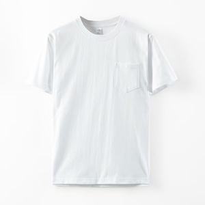 270G 100%Cotton Manufacturers' Custom <b>V</b>-<b>Neck</b> Tshirt for <b>Men</b> Solid Drop Shoulder Heavy Weight Loose Blank Casual <b>T</b> <b>Shirt</b> - Product Image 5