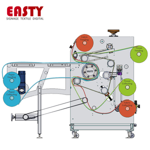 Presses à chaud multifonctionnelles pour rouleaux à rouleaux Presse rotative à transfert thermique pour sublimation de tissus Sporwear - Product Image 4