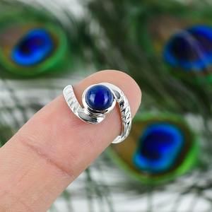 Handmade <b>Ring</b> Fashion Luxurious <b>Lapis</b> <b>Lazuli</b> Solid 925 Sterling Silver Natural Gemstone Jewelry Sterling Silver 925 Stamped <b>Ring</b> - Product Image 3