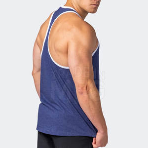La mejor camiseta sin mangas para hombre, ropa de gimnasio de algodón transpirable para verano, diseño estampado informal al por mayor - Product Image 6