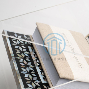 Étagère à livres islamique Aïd Al-Fitr Bible Coran Support de support de livre Mère de perle incrustation du Saint Coran fait à la main du Vietnam - Product Image 3