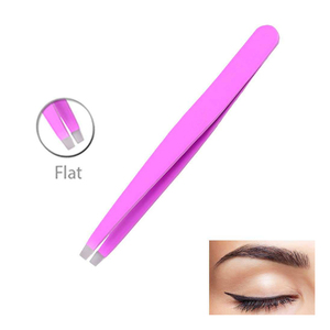 Ensemble de 3 pinces à épiler en acier inoxydable pour sourcils, à pointe inclinée et pointue - Product Image 5