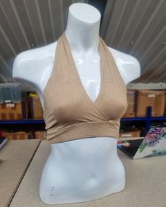 Sujetador deportivo de yoga, top transpirable que absorbe el sudor, suave y elástico para fitness, sujetador deportivo tipo racerback sin costuras con soporte para entrenamiento - Product Image 4