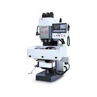 Máquina compuesta automática de perforación y fresado de metal con controlador CNC y paquete