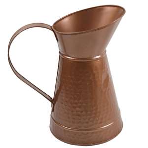 Arrosoir classique en métal pour l'extérieur, conçu pour les tâches d'arrosage régulières, offrant une prise en main solide et un jet stable et équilibré. - Product Image 4