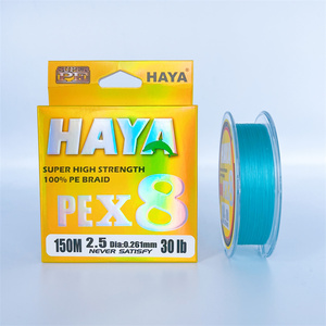 Lenza HAYA X4 X8 X9 X12 X16 resistente all'abrasione Super Line Zero Stretch e bassa memoria diametro Extra <span class=keywords><strong>sottile</strong></span> - Product Image 5