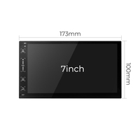 DUDU7 Autoradio Android 7870 1024*600 8 cœurs avec écran tactile, DSP, USB, compatible CarPlay, Bluetooth, WIFI, universel 7 pouces