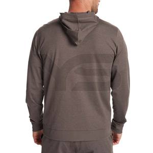 Sudadera con capucha de lana de algodón de invierno al por mayor pequeña MOQ ODM/OEM Sudadera con capucha de cremallera de logotipo de impresión personalizada al por mayor - Product Image 6