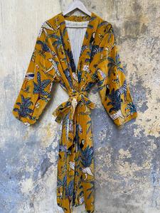 Unisex Luxury <b>Velvet</b> House Robe Boho Kimono <b>Jacket</b> Winter Coat with Luxury Lining for Bath Bridal Occasions-Wholesale Supply - Product Image 6