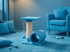 เสาข่วนคุณภาพสูง Play Island Fluffy สำหรับแมวและลูกแมวทุกสายพันธุ์และทุกขนาด Murlika Tower & Tunnel - Product Image 4