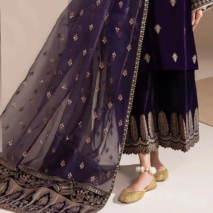 Traje de boutique pakistaní e indio/bordado hecho a mano 3 piezas fiesta usa vestido última colección para fiesta y boda desgaste - Product Image 6