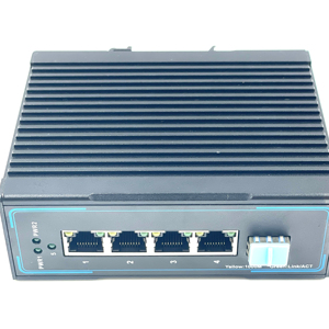 गैर-प्रबंधित औद्योगिक स्विच 4*10/100/1000be-t ईथरनेट पोर्ट समर्थन पो 1 * 1000be-x - Product Image 1