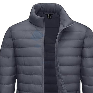 Custom Men's Lightweight Puffer Jacket Loose Fit Water Resistant <b>Bubble</b> <b>Coat</b> with Warm Insulation OEM Manufacturer Wholesale - Product Image 2