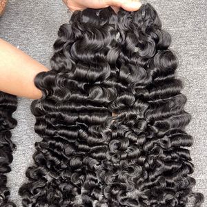 ผมต่อผมมนุษย์สีดำธรรมชาติผมหยิกชาวพม่า - Product Image 2